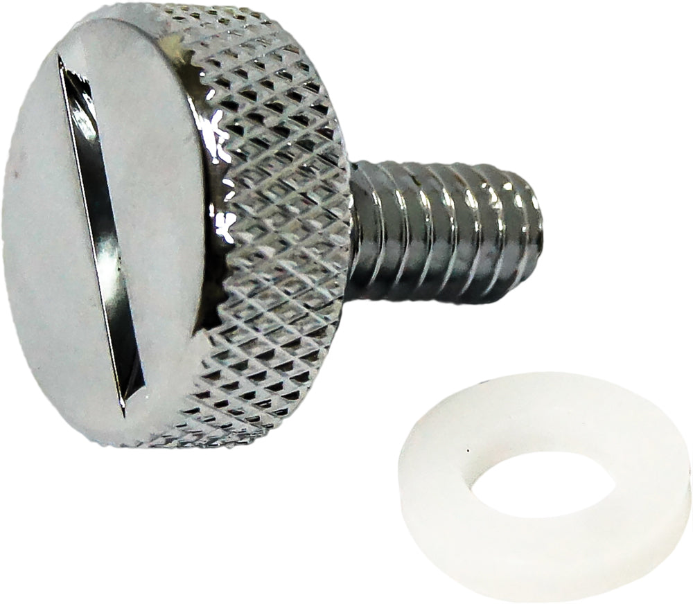 Quarter Turn Thumb Screw 1/4-20 Chrome - 820-57002 - HardDrive