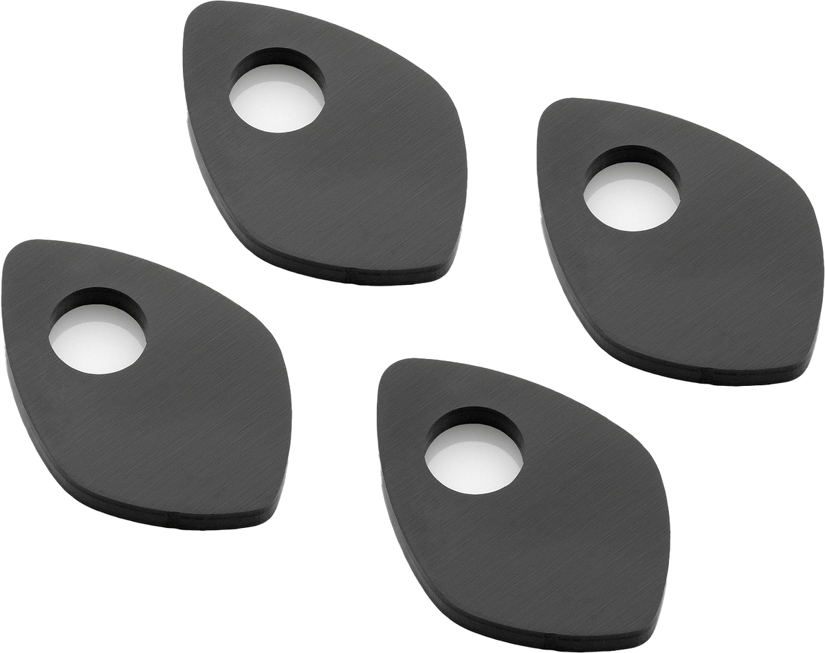 Turn Signal Mounting Kit 4 Pcs Black - 58-FR232B - RIZOMA