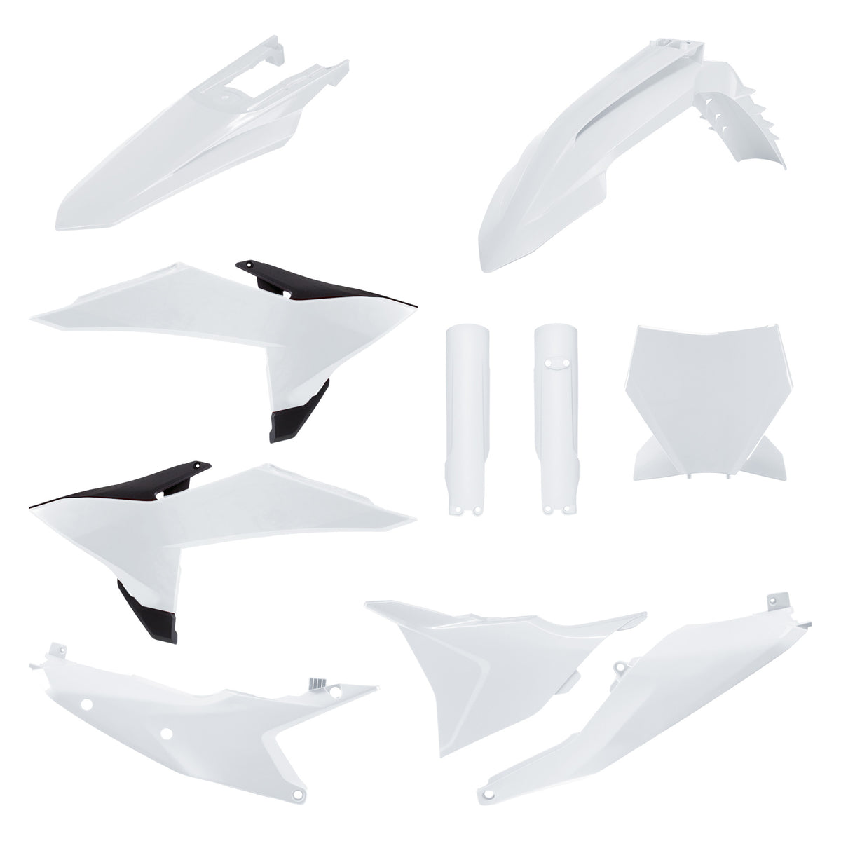 Full Plastic Kit White - 64-91614 - Polisport Plastics