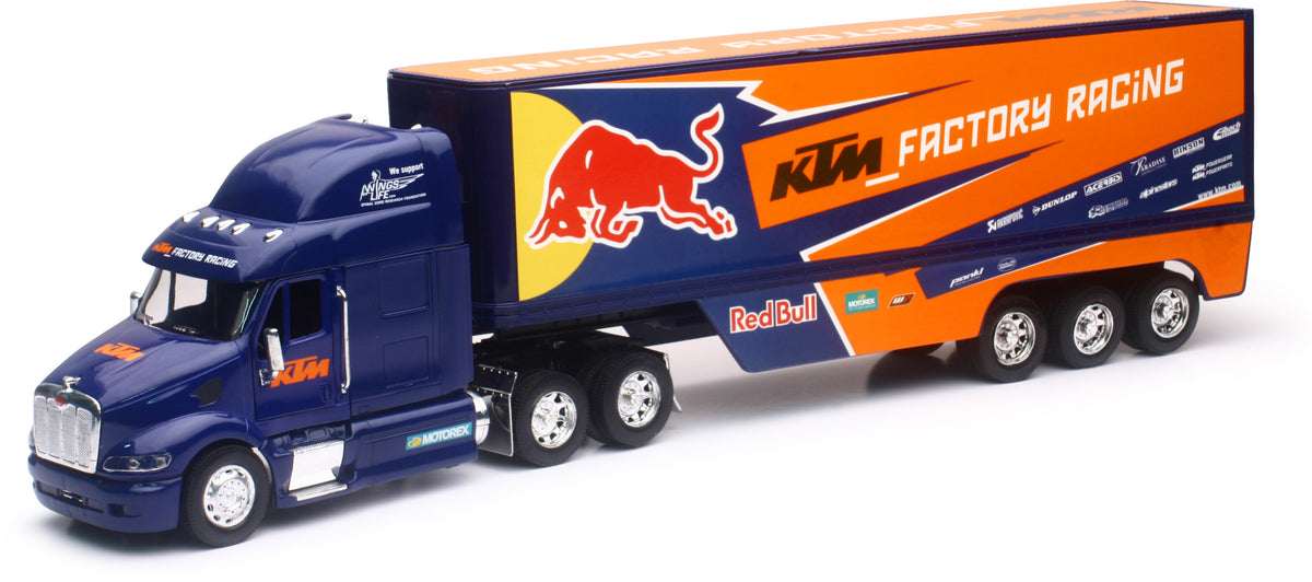 Replica 1:32 Semi Truck 17 Red Bull Ktm Race Truck - 959-0104 - New Ray Toys
