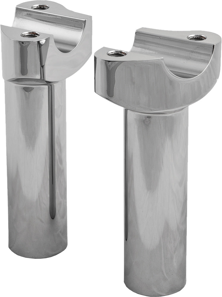 H-Bar Risers 4.5" Straight Chrome - 820-1346C - HardDrive