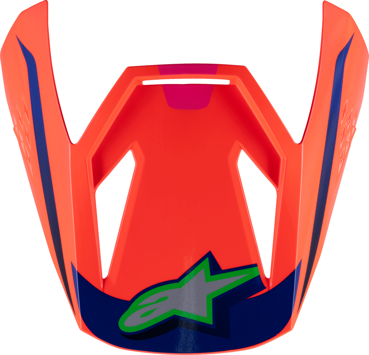 Sm3 Youth Deegan Visor Orng Fluo/Prp/Pnk Fluo Glossy - 482-00145 - alpine star