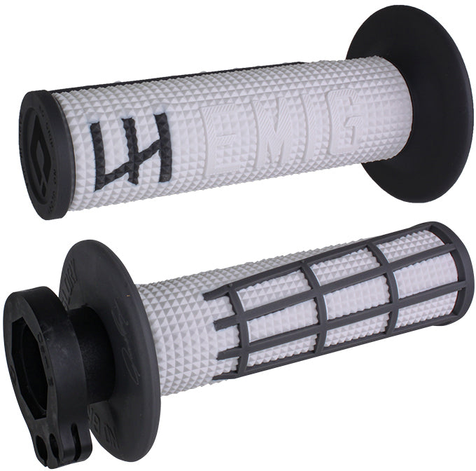 Emig 2.0 - V2 Lock-On Grip White/Graphite - 206-1126 - ODI Grips