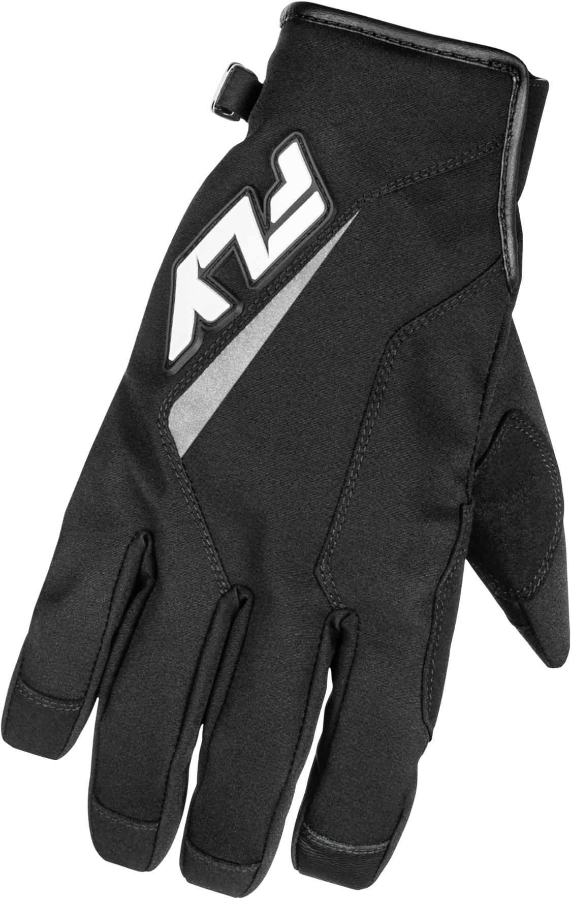 Title Gloves Black/White 3x - 371-0543X - Fly Racing