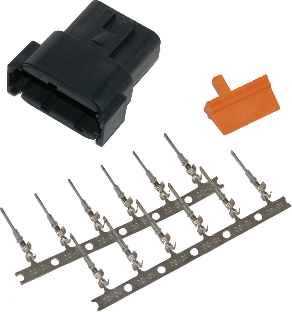 Deutsch Dtm 12-Pin Blk Recptcl W/12 Trmnls/Wdglk Hd74109-98bk - 850-08045 - Namz