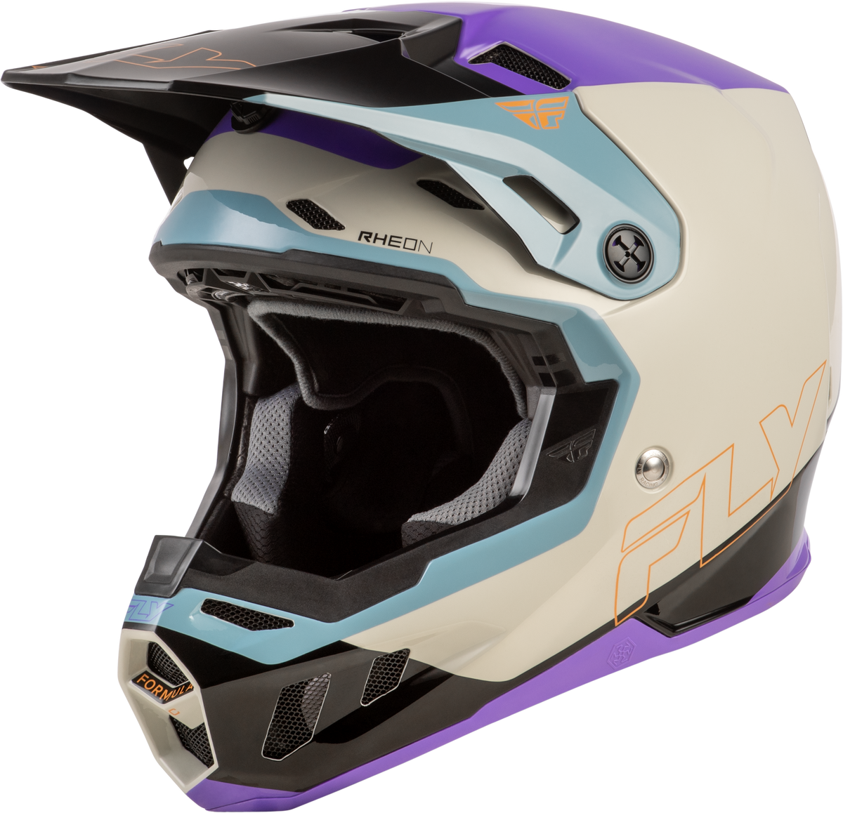 Formula Cc Glide Helmet Purple/Stone/Black Sm - 73-4355S - Fly Racing
