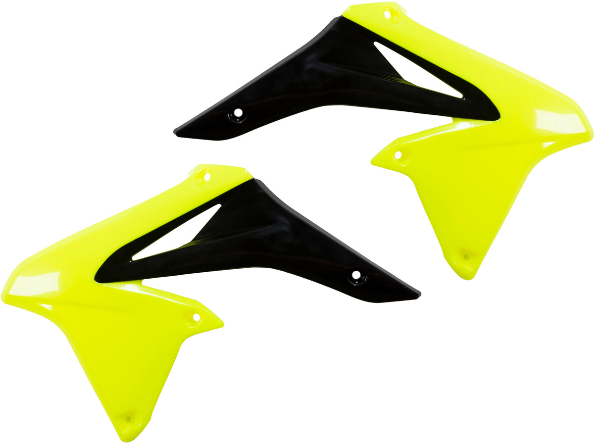 Radiator Shrouds Fluorescent Yellow/Black - 21719-15137 - Acerbis