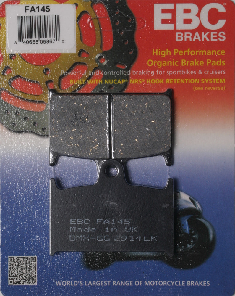 Brake Pads - 15-145 - EBC Motorcycle Brakes