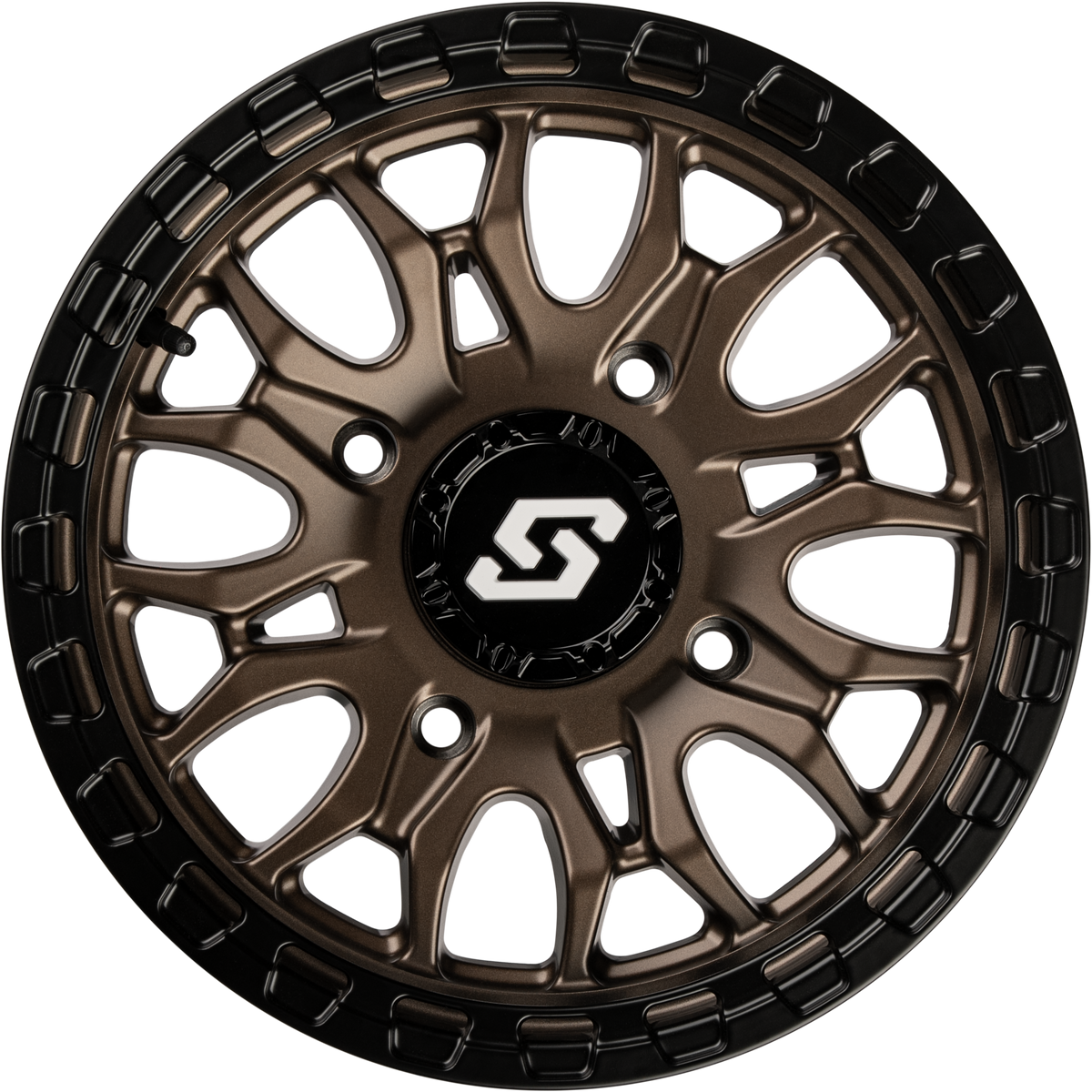 Ignition Wheel 14x7 4/156 +10mm Bronze/Blk - 570-9157 - Sedona