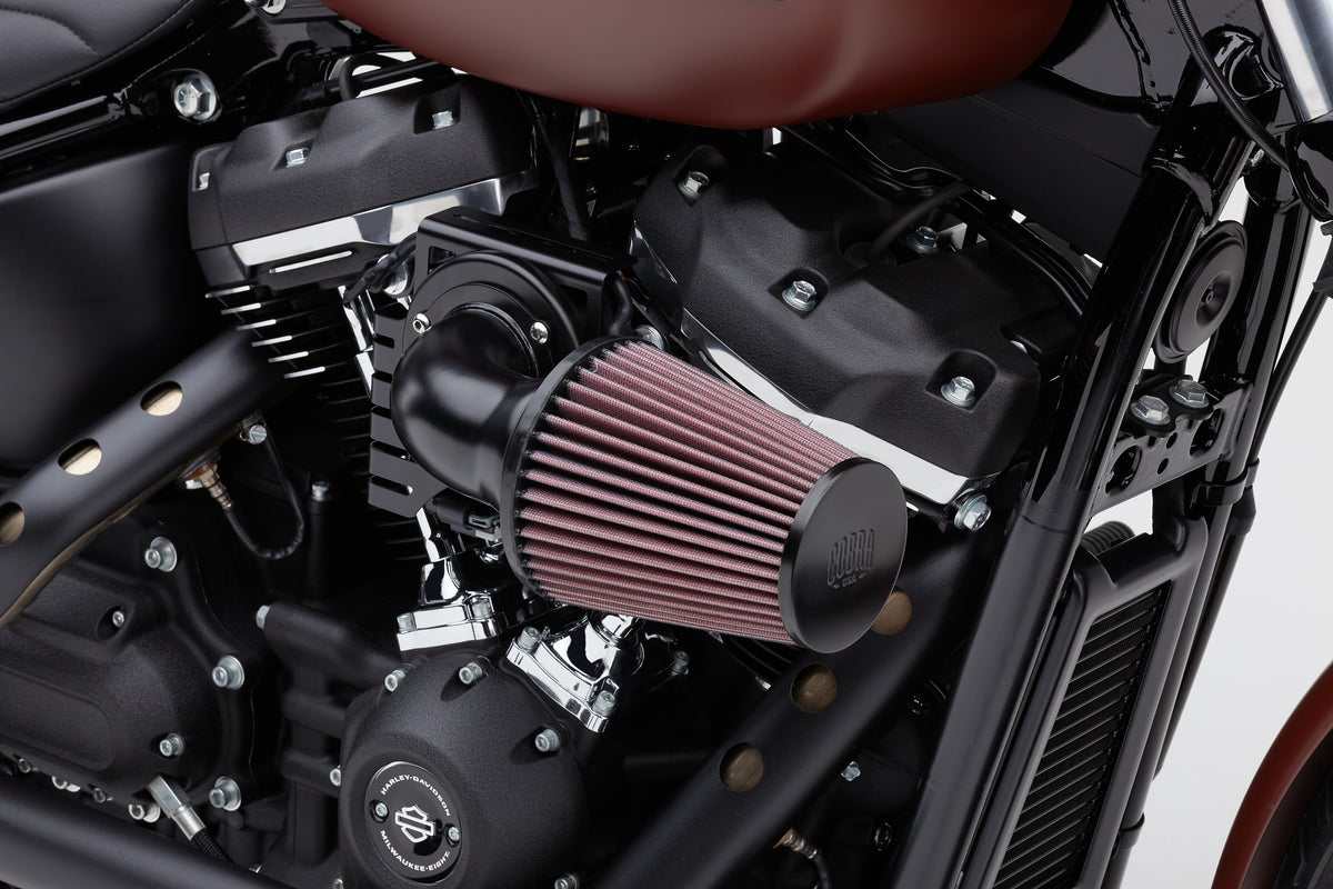 Cone Air Intake System Black/Black Flh/Flt 08-16 - 82-96900 - Cobra