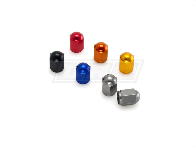 Aluminum Valve Caps 2pk Orange - 634-8041O - DRC