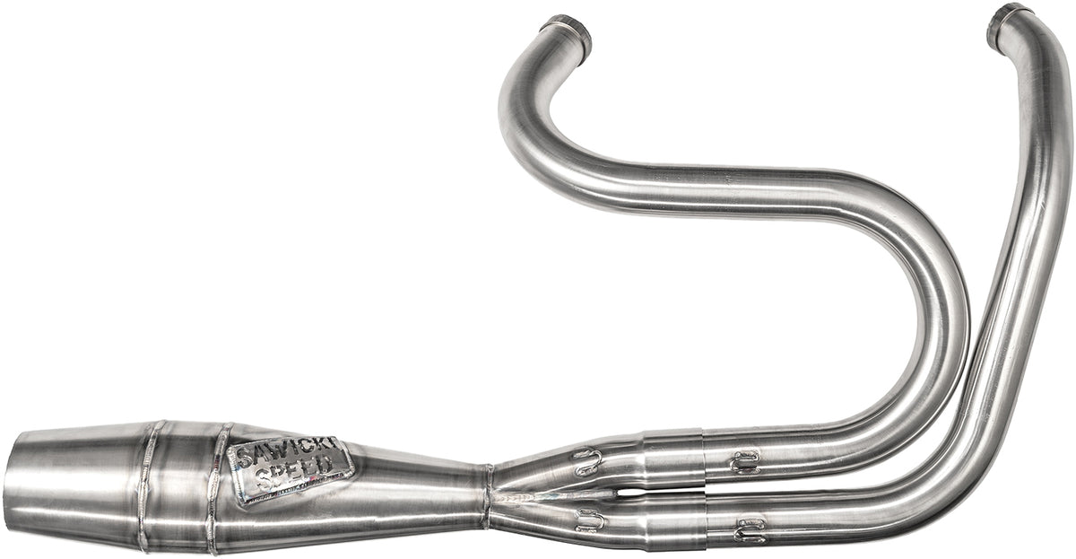 2in1 Dyna Shorty Cannon Brushed Ss - 930-01241 - Sawicki Speed Shop
