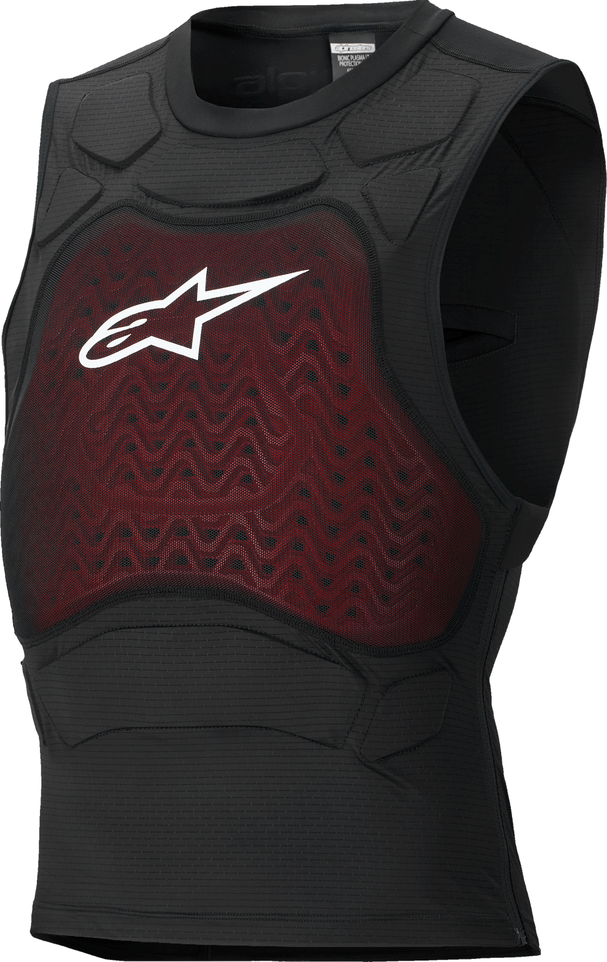 Bionic Plasma Lt Protc Vest Black/White 2x - 482-001772X - alpine star