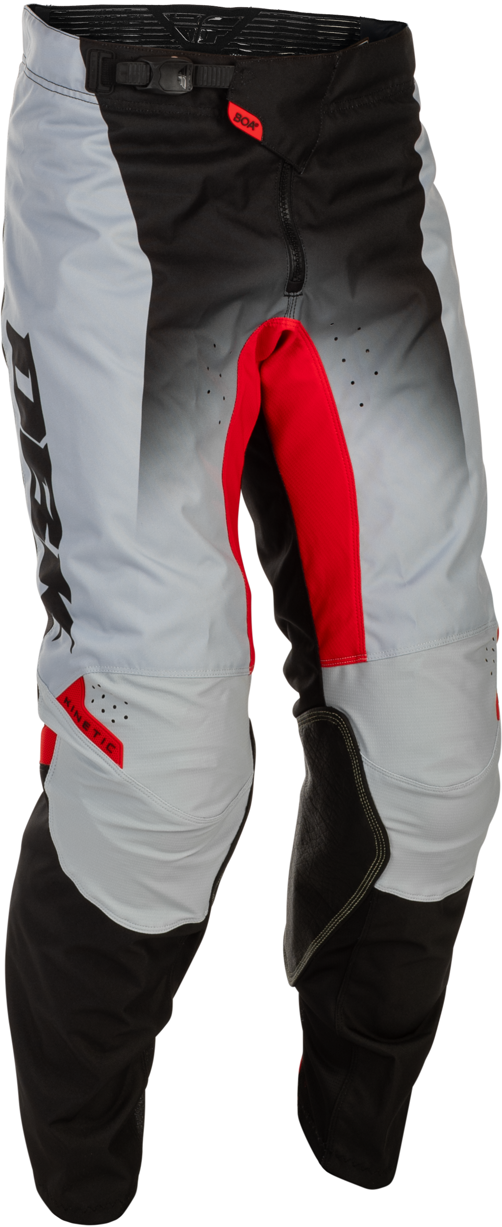 Kinetic Dbk Pants Grey/Black/Red Sz 28 - 379-53028 - Fly Racing