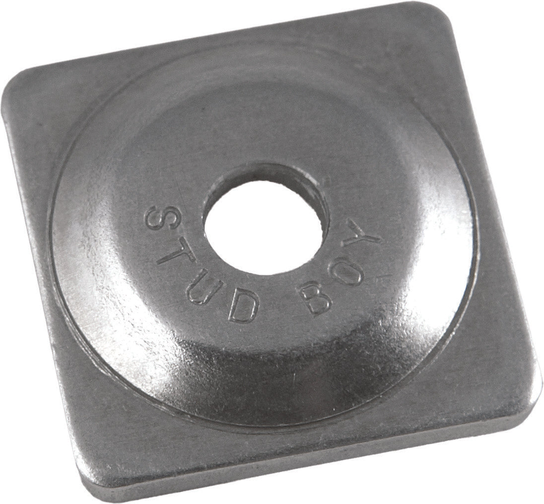Square Backer Plates Aluminum 24/Pk - 18-33935 - Stud Boy