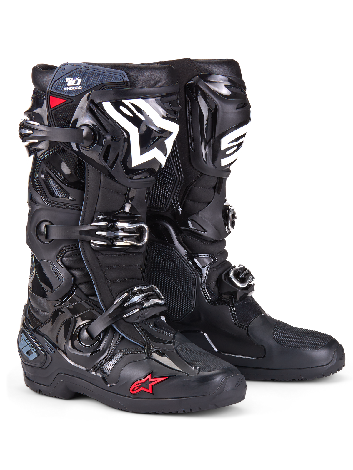 Tech 10 Enduro Boots Black 9 - 482-0003709 - alpine star