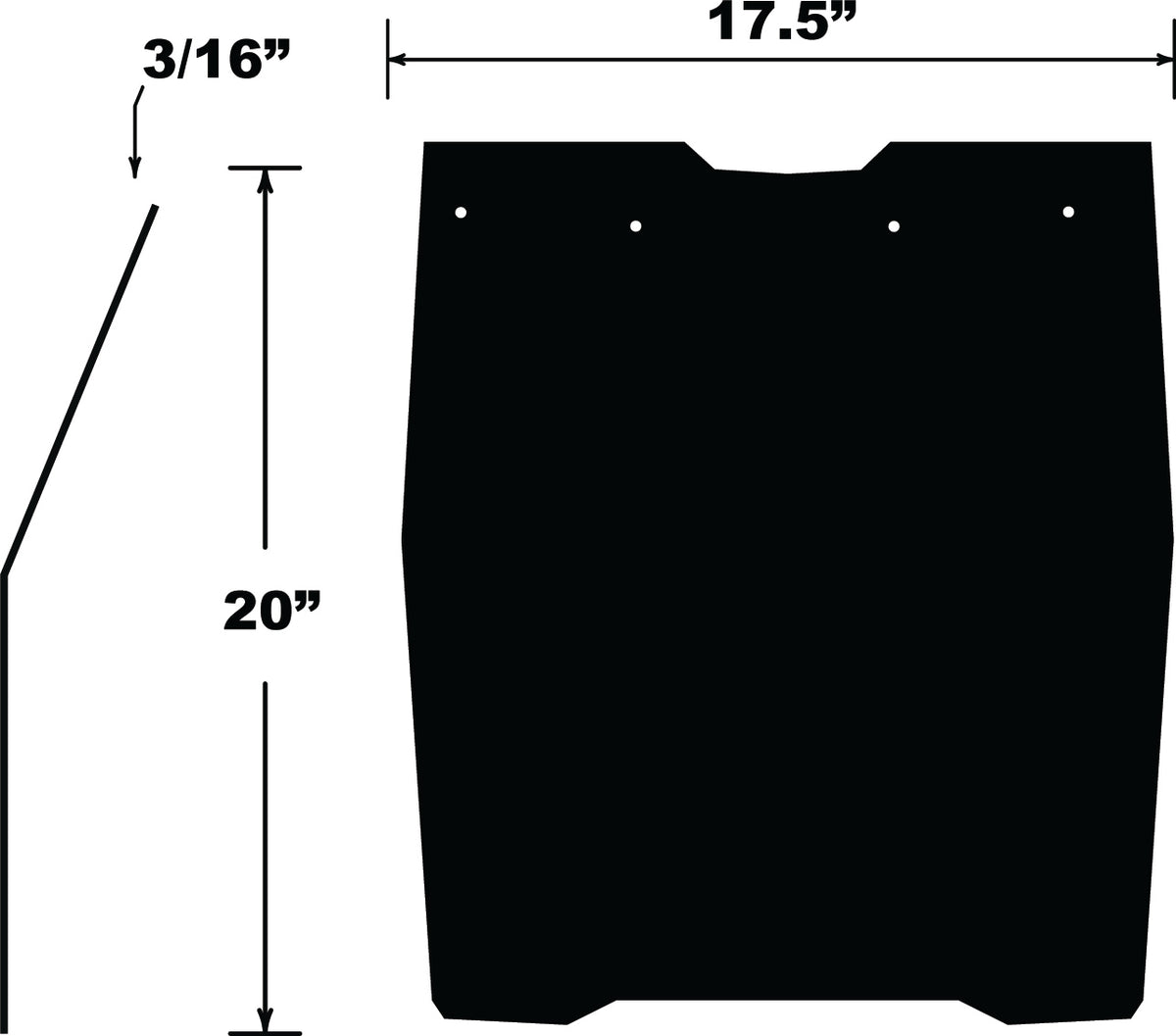 Snowflap  Ski Doo Xm/Xs 2013+ - 10-15043 - PDP