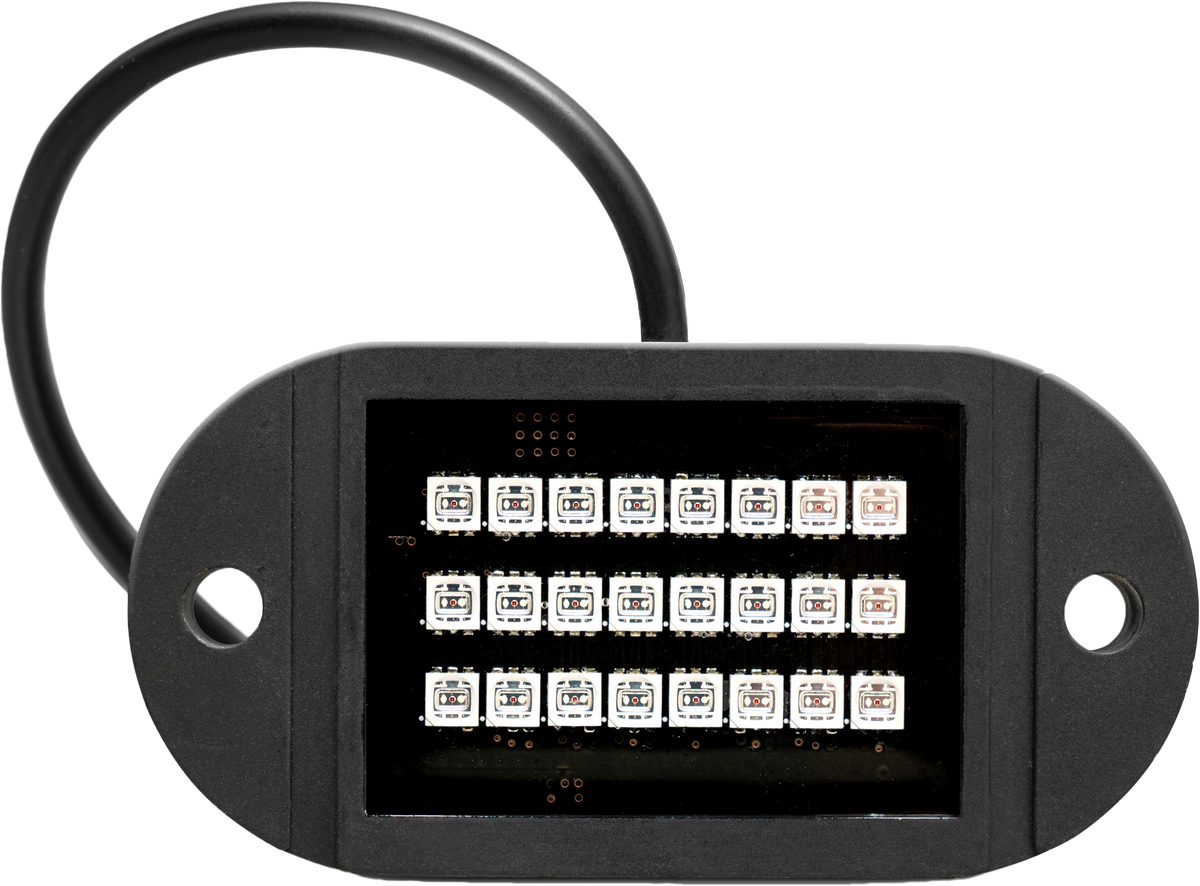 X4 Rock Lights X4 24 Led Rock Light + Cable - 63-9301 - EcoXGear