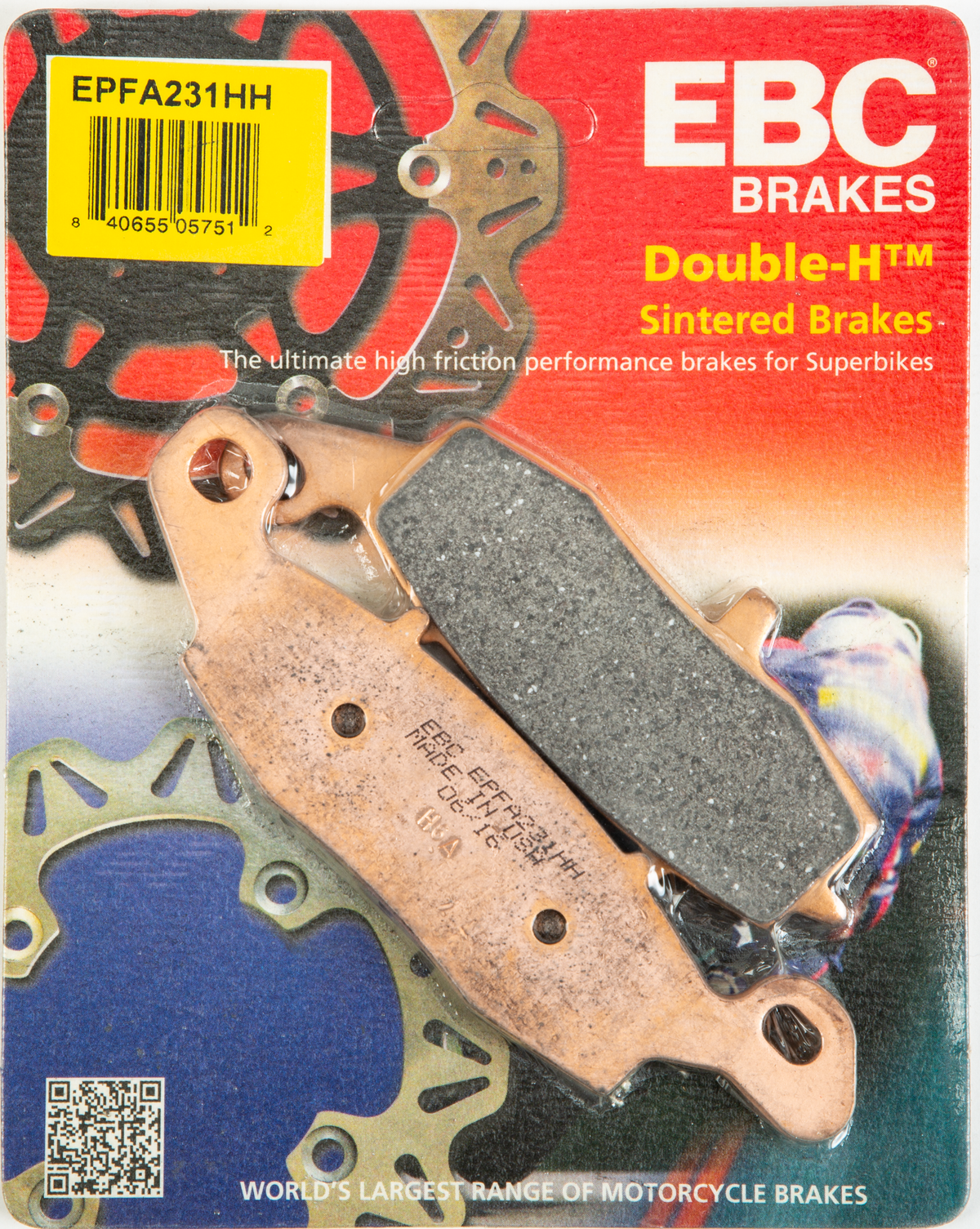 Extreme Pro Brake Pads - 15-231EP - EBC Motorcycle Brakes
