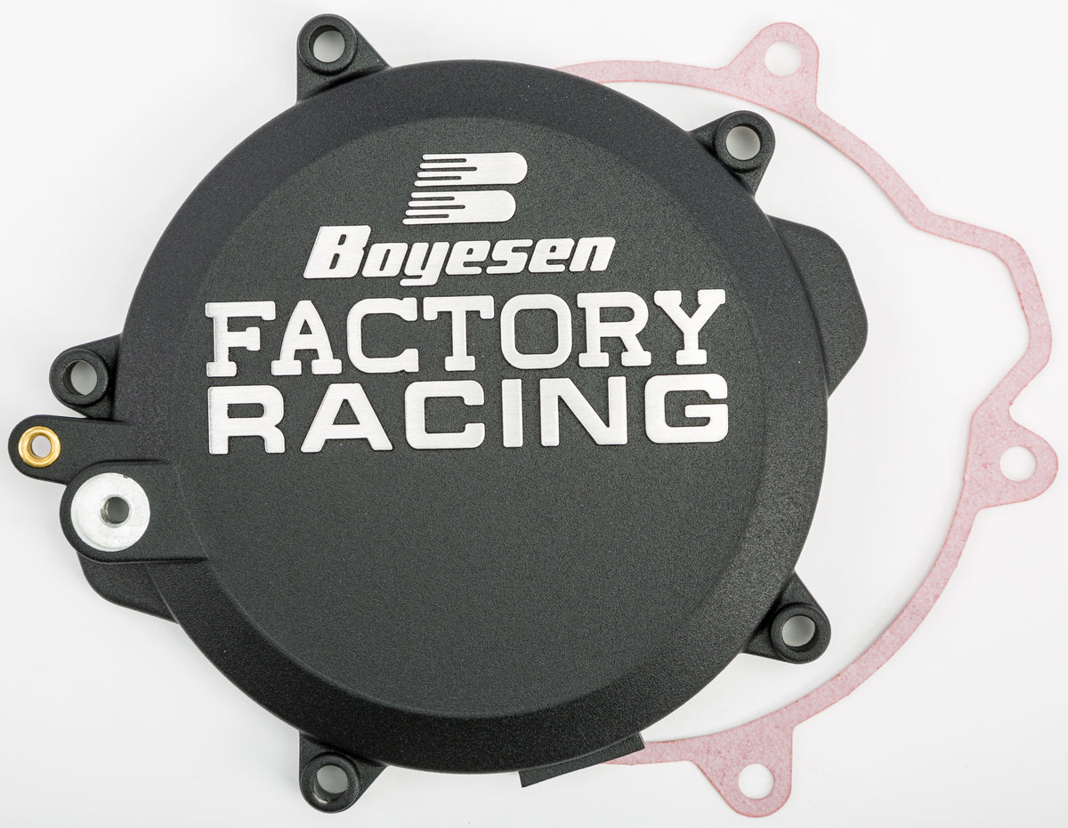Factory Racing Clutch Cover Husky/Ktm Black - 59-7245AB - Boyesen