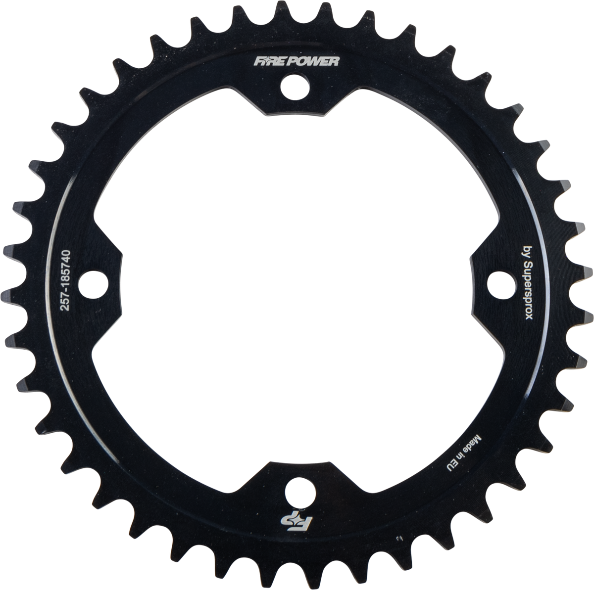 Rear Sprocket Steel 40t Blk - 257-185740 - Fire Power