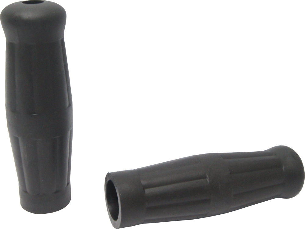 Grips Old School Black W/O Throttle Sleeve - 820-70455 - HardDrive