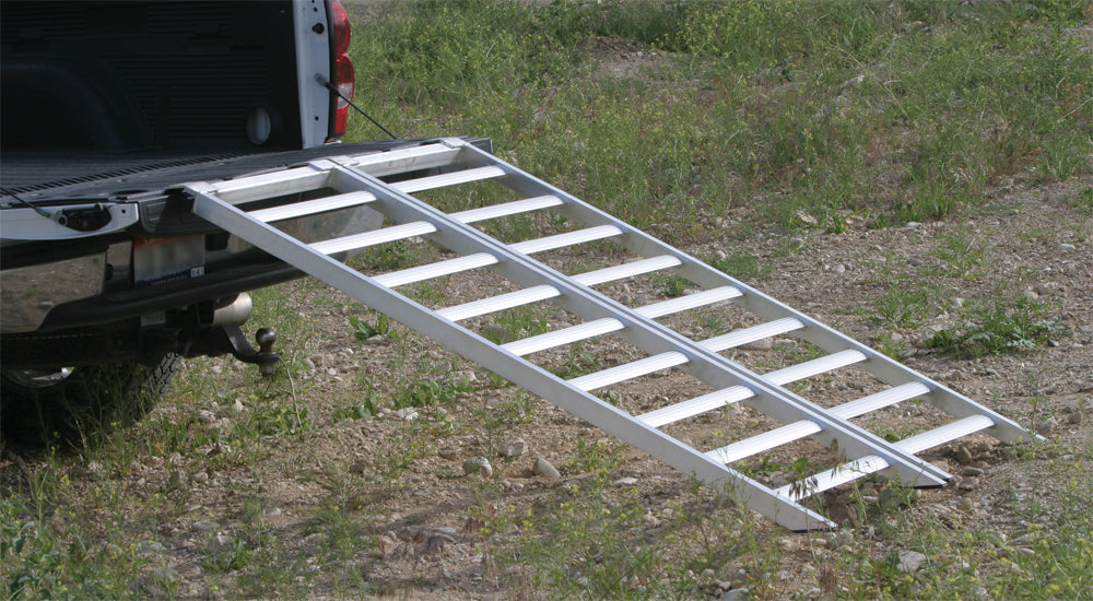 Aluminum Folding Ramp 1500 Lbs 84" X 48" - 61-0724 - Open Trail