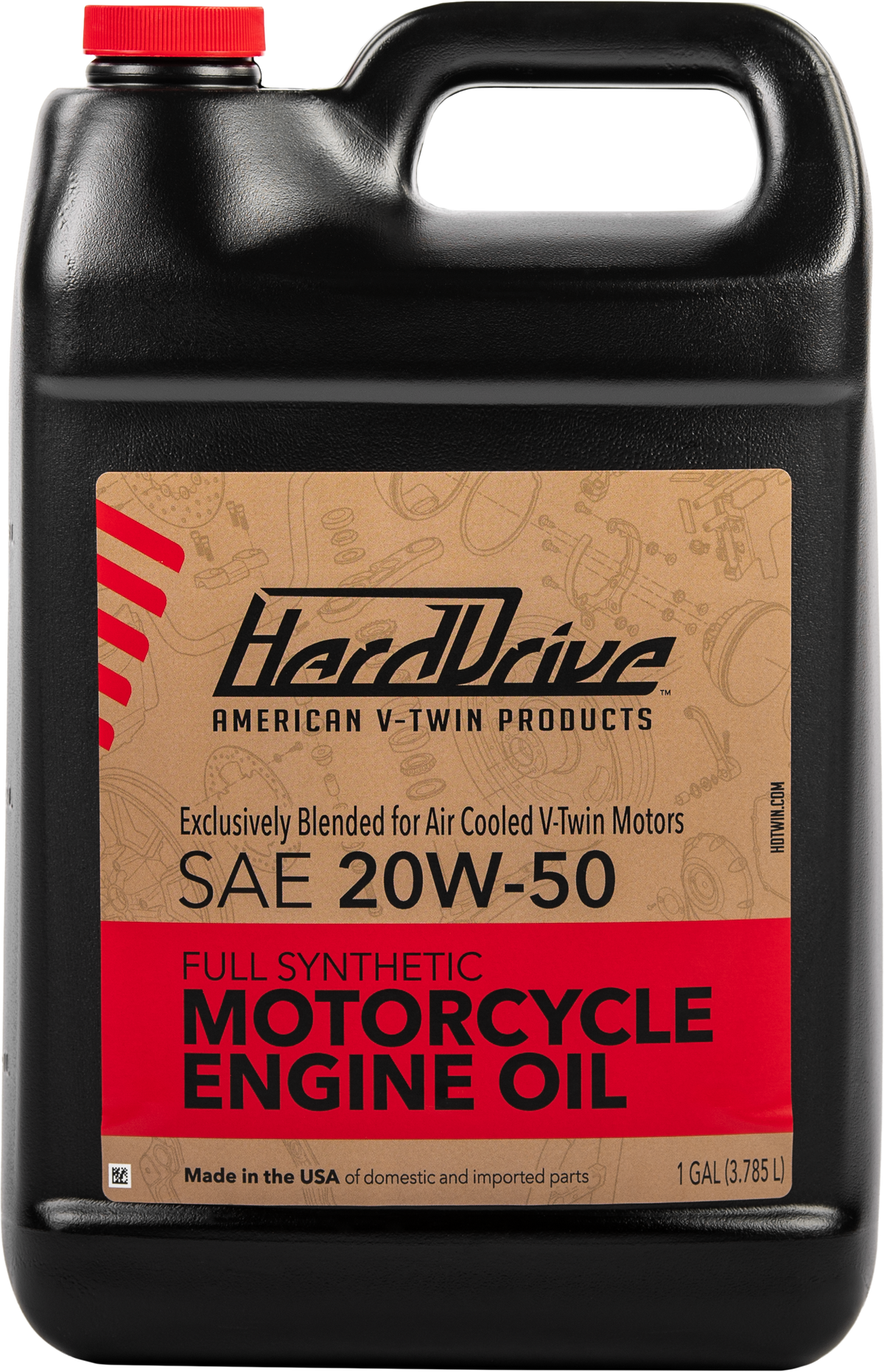Full Syn Engine Oil 20w50 1 Gal (4/Case  Sold Ea) - 822-1042 - HardDrive