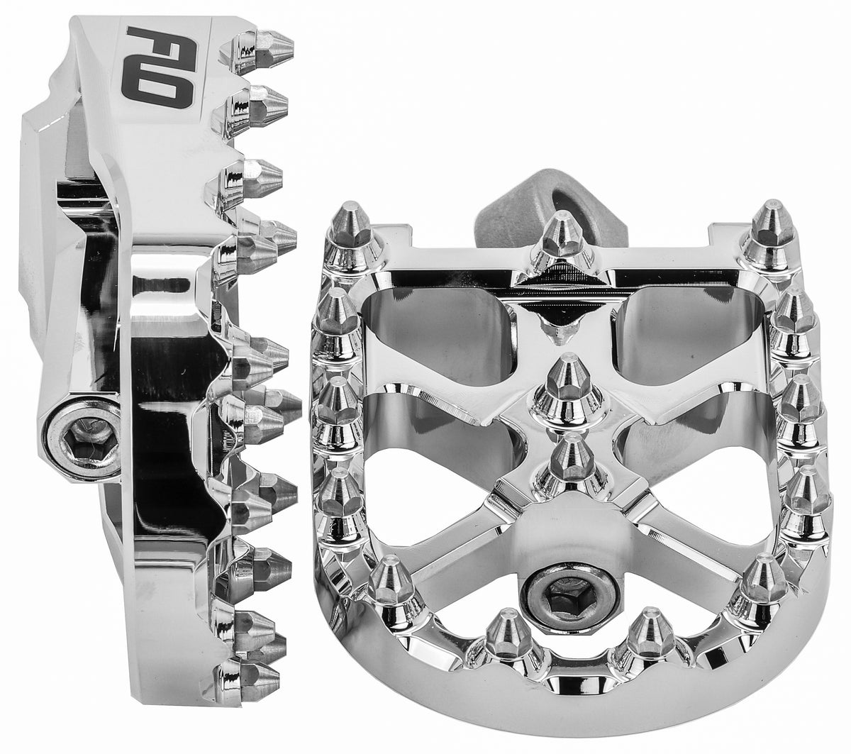Bmx Style Footpegs Chrome - 122-8085 - Flo Motorsports