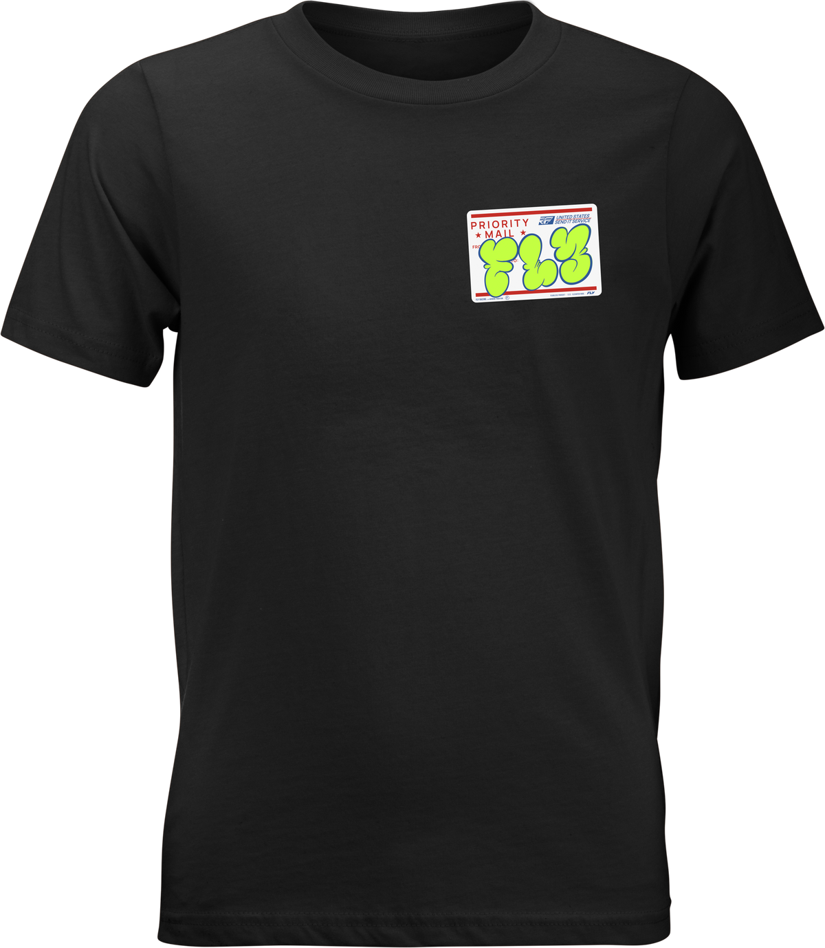 Youth Fly Graffiti Tee Black Ym - 354-0413YM - Fly Racing