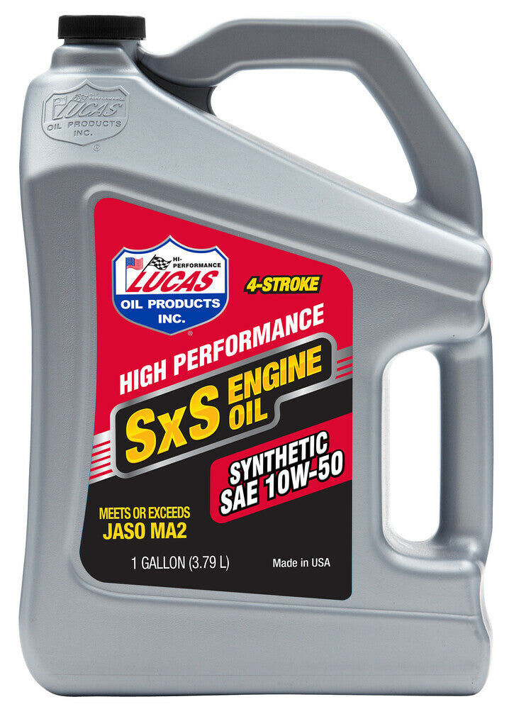 Sxs Synthetic Oil 10w50 4t 1 Gal (4/Case Sold Ea) - 58-64082 - LUCAS
