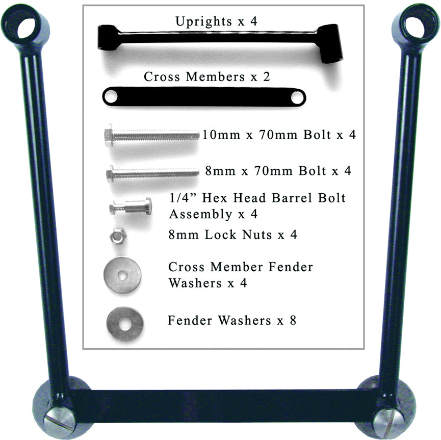 Universal Hard Mount Kit Pair - 63-0256 - Willie & Max