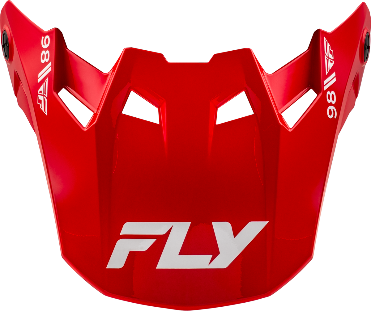 Formula Cc Objective Visor Red/White Xl/2x - 73-4357 - Fly Racing