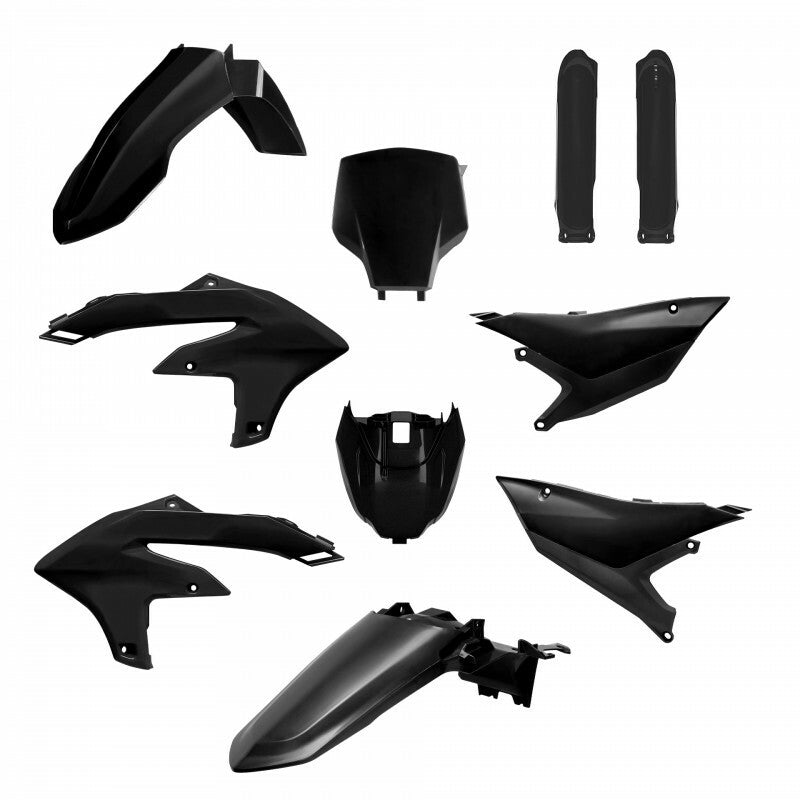 Plastic Body Kit Black - 64-91667 - Polisport Plastics