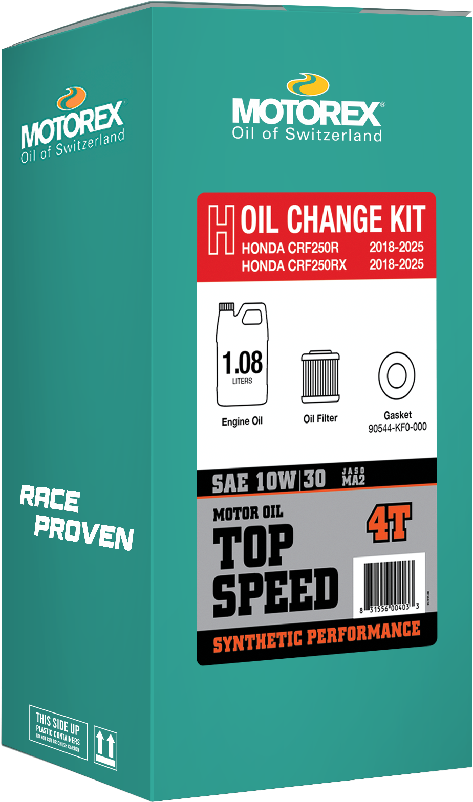 Top Speed Oil Change Kit 1.08l 10w/30 Hon - 580-1363 - Motorex
