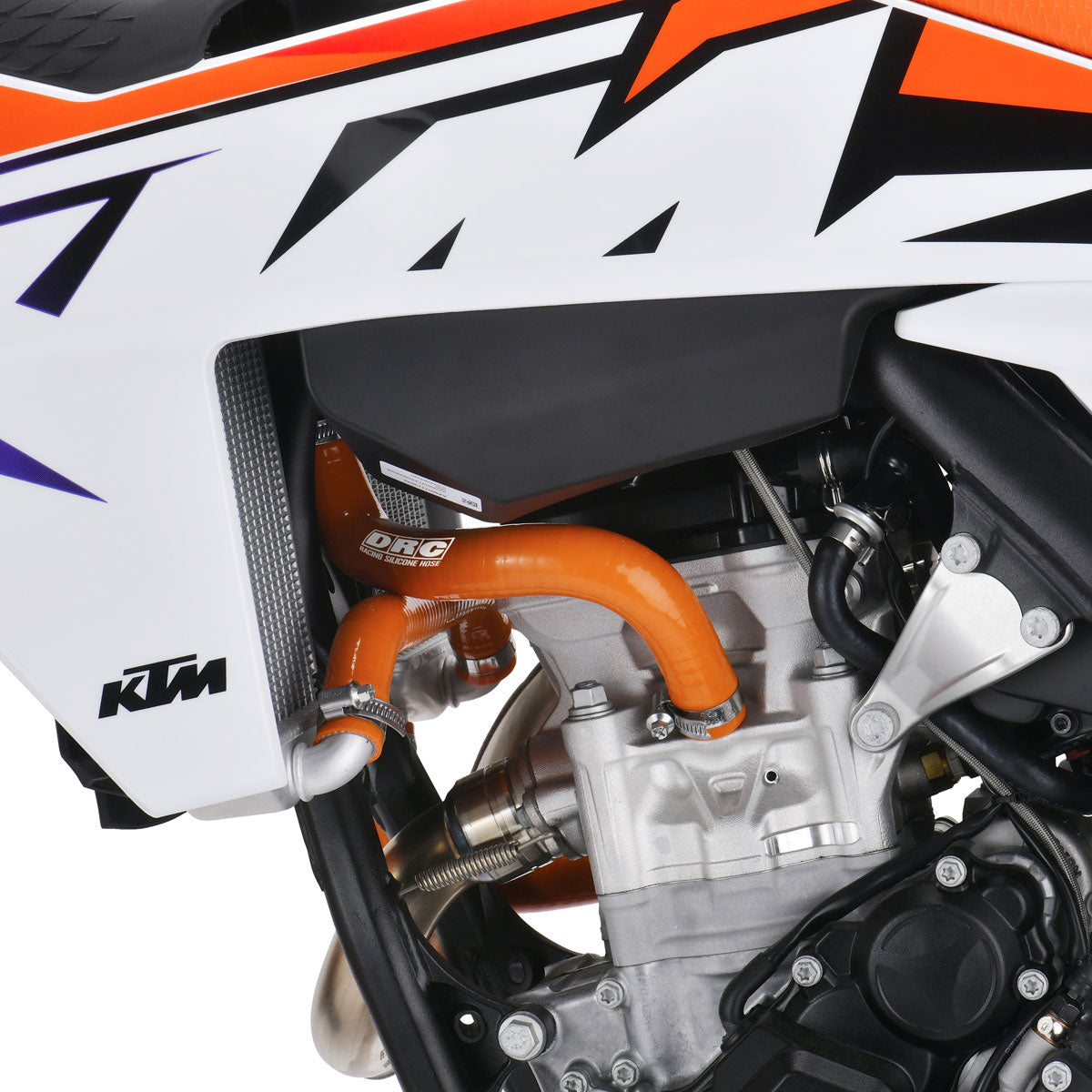 Radiator  Hose  Kit Ktm Orange - 634-52940 - DRC