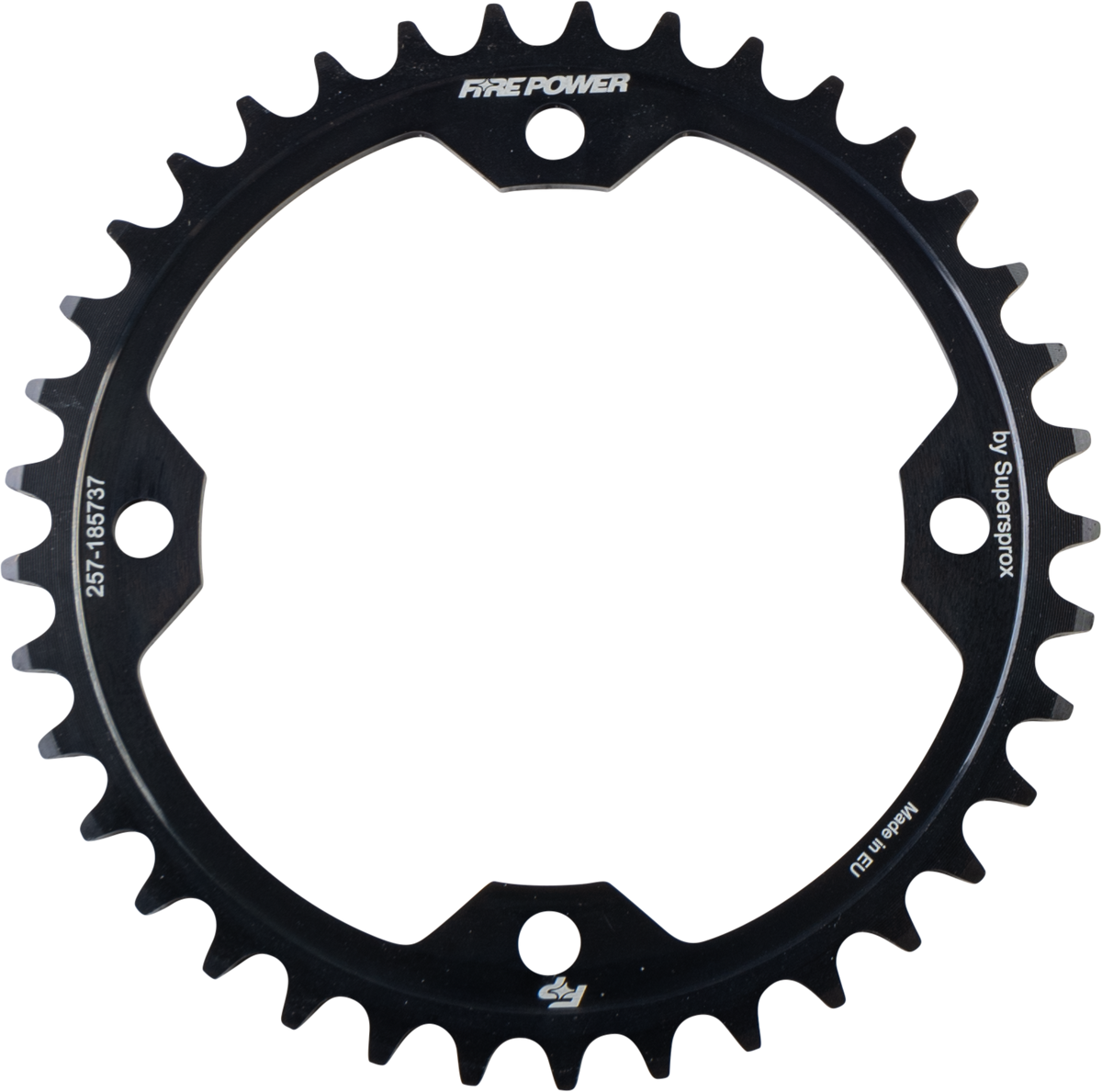 Rear Sprocket Steel 37t Blk - 257-185737 - Fire Power