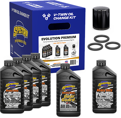 V-Twin Full Oil Service Kit Evo Premium - 582-06005 - Spectro