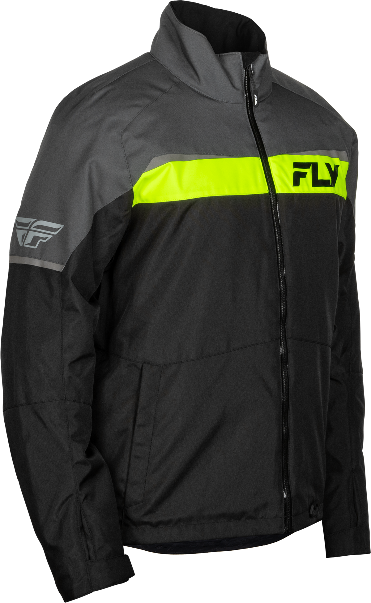 Aurora Jacket Grey/Black Xl - 470-4126XL - Fly Racing