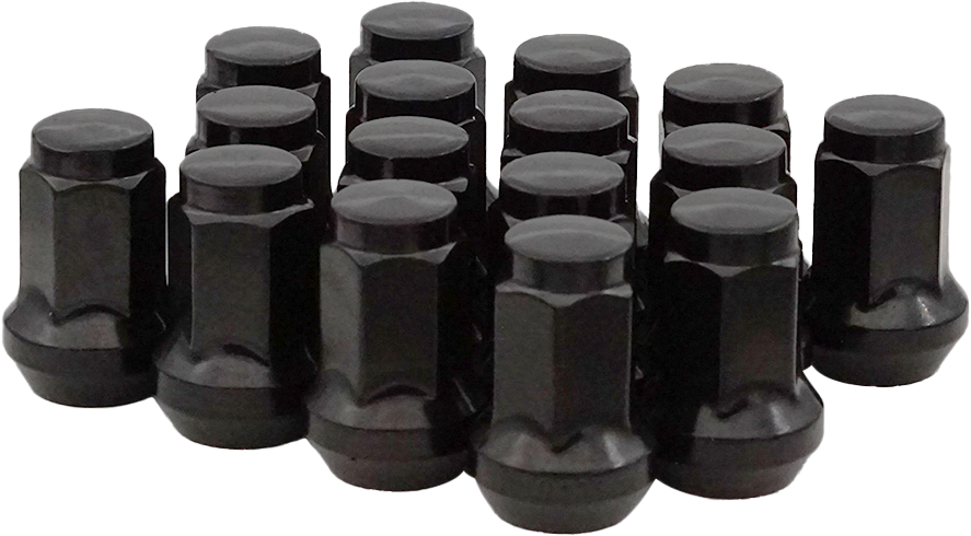 10mmx1.25 Tapered Lug Nuts Black 60  14mm Head 16/Pk - 570-94121B - Sedona