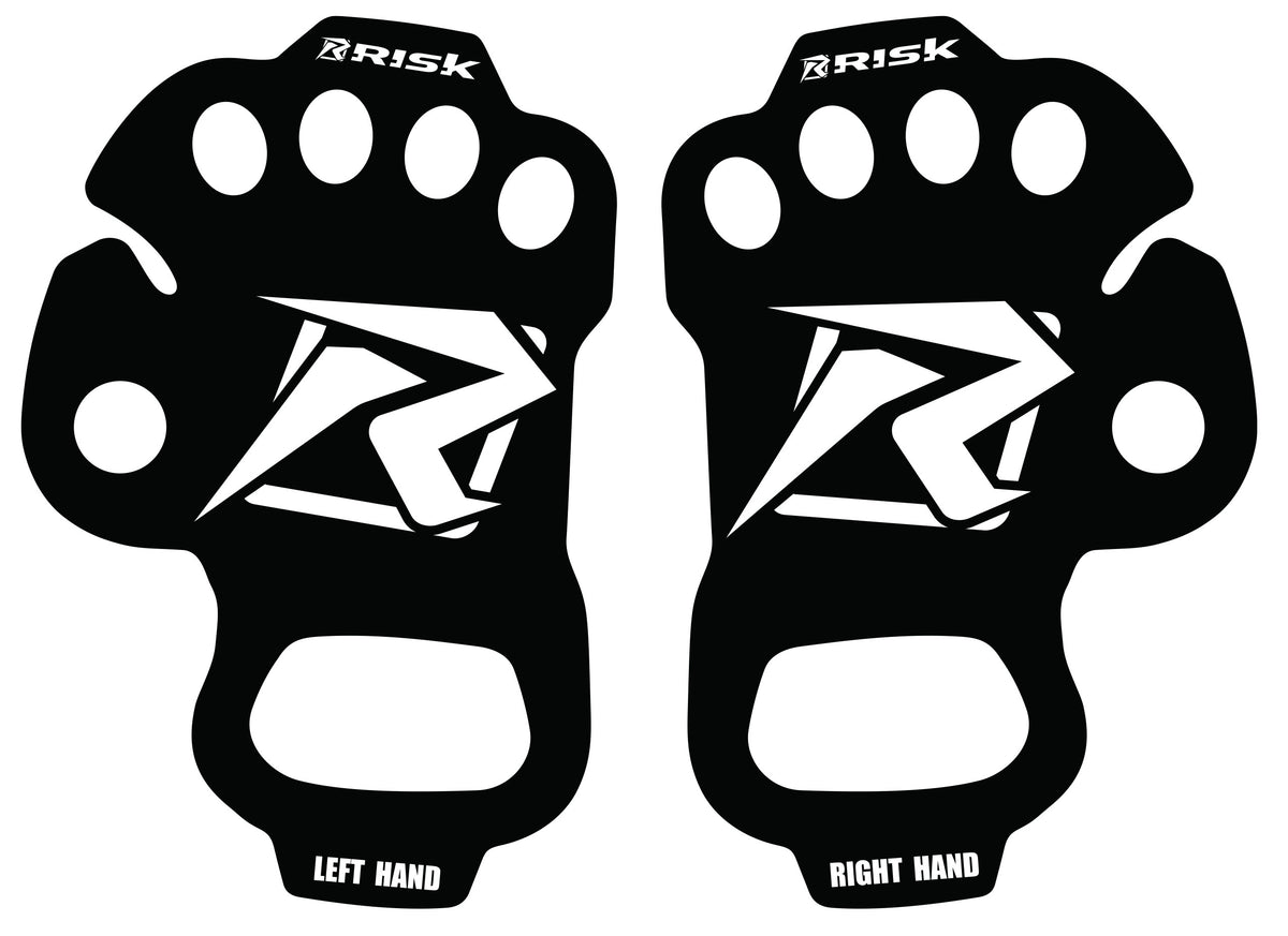 Palm Protectors Ultra Thin Black Sm/Md - 05-1102 - Risk Racing