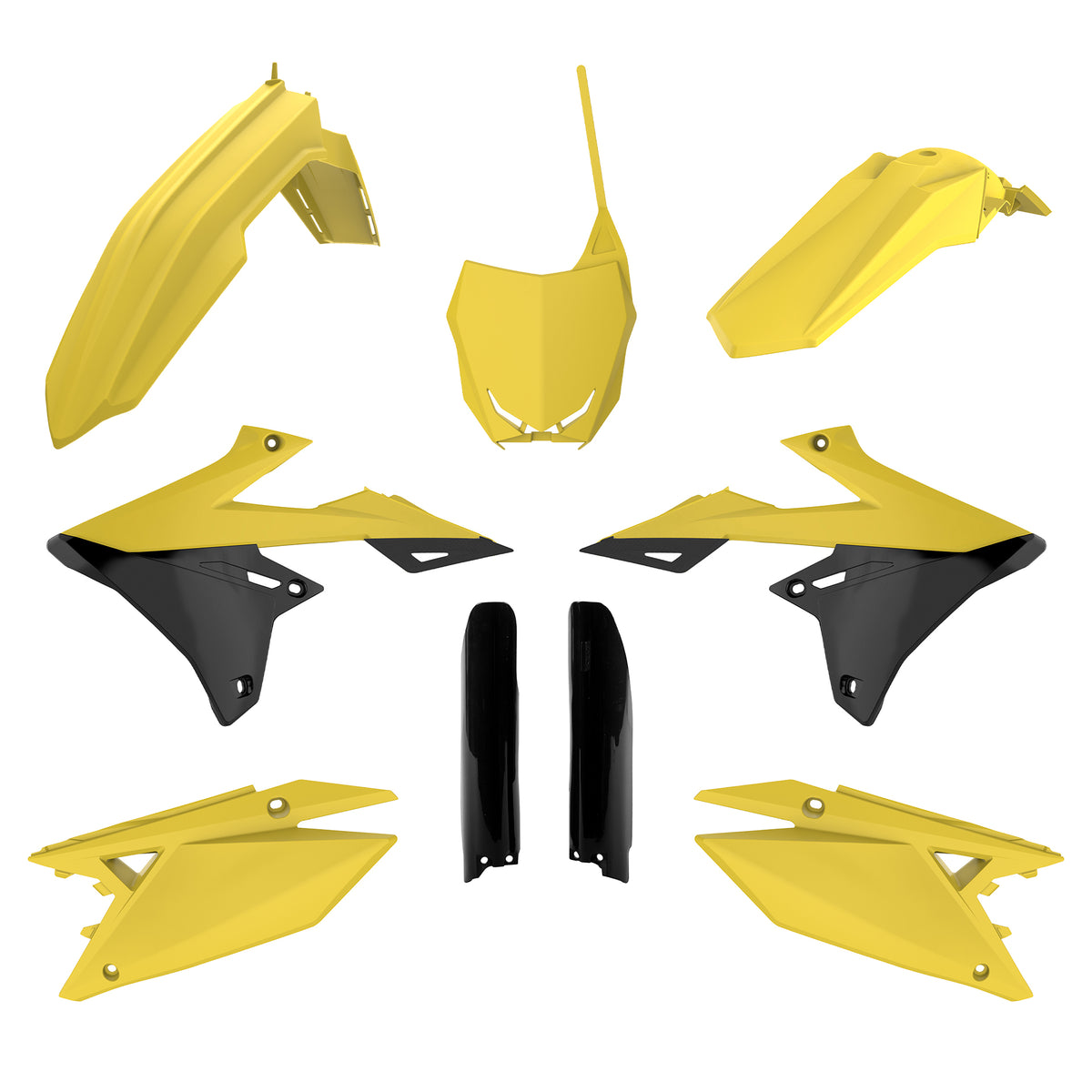 Full Plastic Kit Oem 26 - 64-91654 - Polisport Plastics