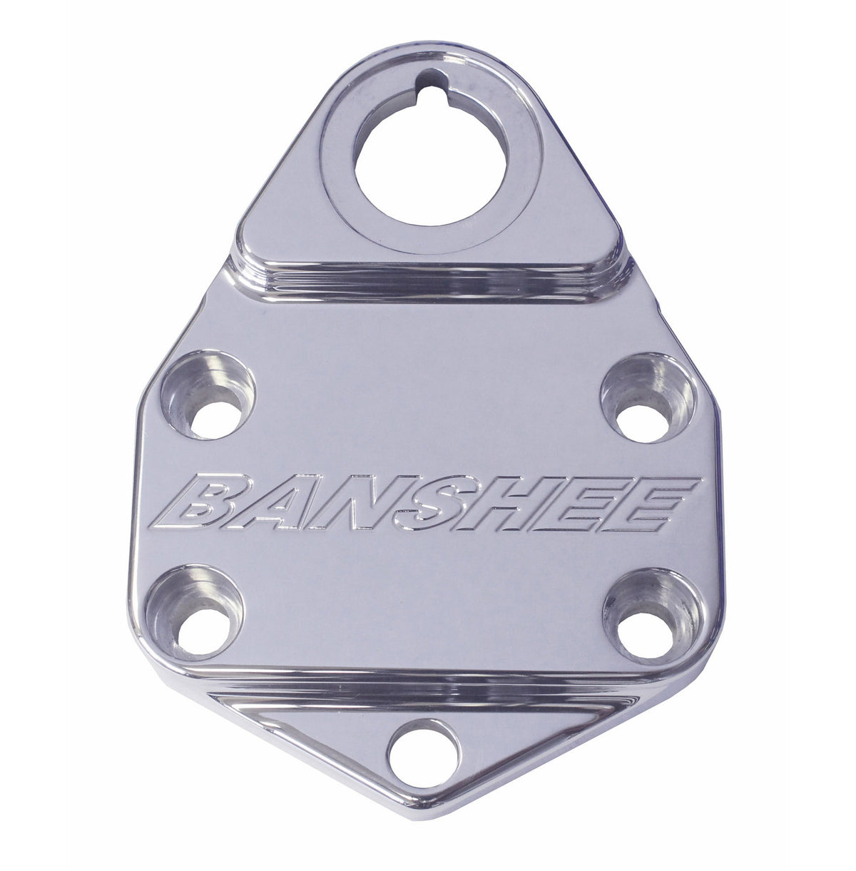 Handlebar Clamp W/Key (Polished Logo) - 28-41917 - ModQuad