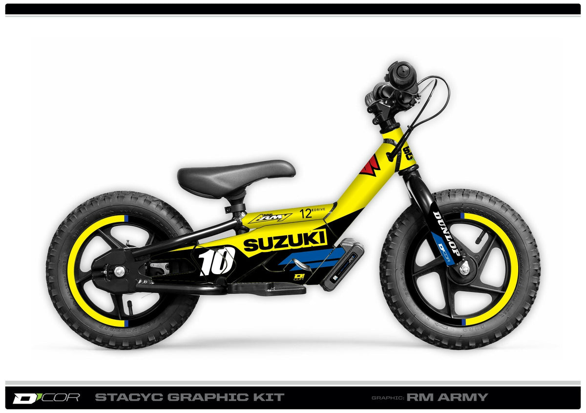 Graphic Kit Stacyc Suzuki Graphic Kit Stacyc 12" & 16" - 862-80207 - DCOR