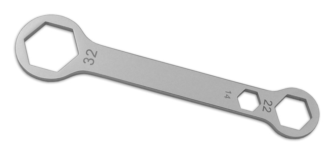 Combo Axle Wrench 14x22x32mm - 57-0019 - Cruztools