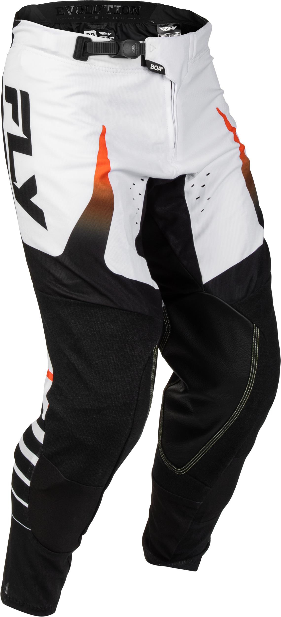 Evolution  Dst Bolt  Pants White/Black/Orange Sz 34 - 380-13234 - Fly Racing