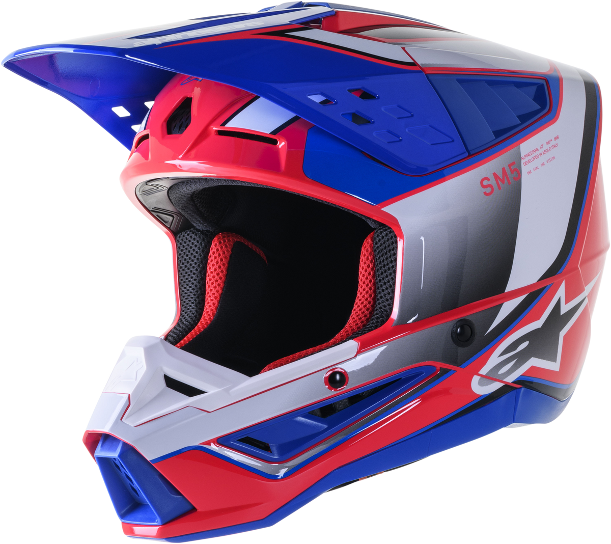 S-M5 Sail Helmet Wht/Diva Pnk/Enamel Blu G Lg - 482-9232L - alpine star
