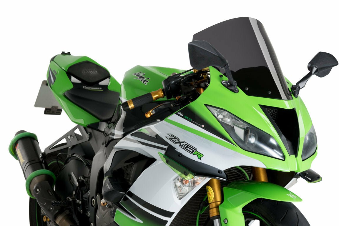 Windscreen R-Racer Dark Smoke Kaw - 561-3629D - PUIG