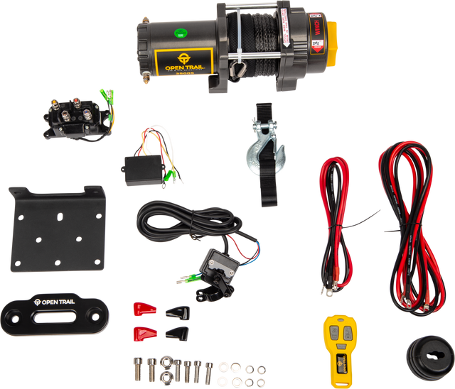 3500lb Winch Synthetic Rope - 459-0130 - Open Trail