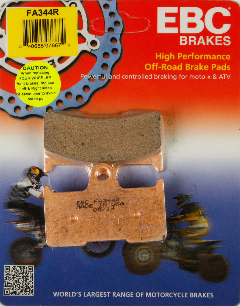 Brake Pads - 15-344R - EBC Motorcycle Brakes